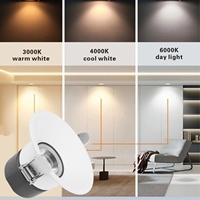Downlight LED COB IP65 réglable, downlight mural encastré, éclairage encastré dimmable, éclairage pour la maison, l'hôtel, 10W, 90mm, saa ce spotlight