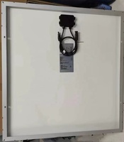 Panel Solar de Silicio Monocristalino PERC para Lámpara de Calle, Diseño de Media Celda Totalmente Negro, Panel Portátil de Carga de Energía para Exteriores