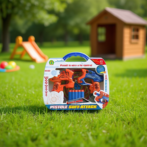 Soft Attack Toy Guns Set With <b>Darts</b> And Case For Kids Play 29x25x7 Cm - Product Image 3