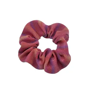 Handmade Chain Print Satin Hair Bow Hair Claw Clip Women