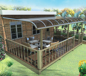 <span class=keywords><strong>Auvent</strong></span> autoportant robuste avec base <span class=keywords><strong>métallique</strong></span> stable pour terrasse extérieure et ombrage d'événements - Product Image 3