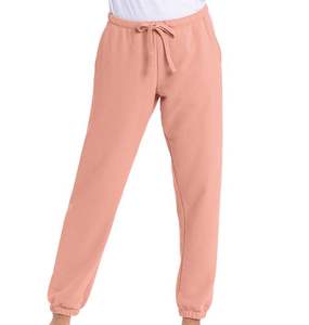 Pantalones de chándal de rizo francés de algodón pesado Unisex de alta calidad 500 GSM Joggers bordado liso cordón activo Bottoms para - Product Image 6