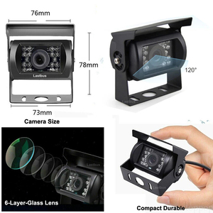 Iposter 7 "TFT-LCD màn hình + 2X 4pin IR CCD màu đảo ngược phía sau xem máy ảnh + 10m cáp mở rộng - Product Image 4