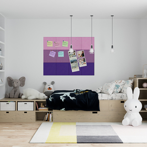 Panneau en feutre PET acoustique <span class=keywords><strong>bleu</strong></span> 9 mm 2024, textile de maison non tissé, feutre pour animaux de compagnie, vente chaude - Product Image 2