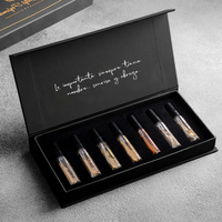 Boîtes magnétiques en papier personnalisées avec logo de marque pour produits de parfum, emballages de parfum, boîtes rigides pour coffrets de parfums en échantillon