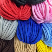 5mm gekleurde core-spun polyester ronde koord mobieltelefoonbandje taillekoord voor broek trekkoord voor hoed gevlochten koord