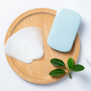 20 feuilles de papier soluble dans l'eau <span class=keywords><strong>pour</strong></span> le voyage, mini <span class=keywords><strong>savon</strong></span> en papier portable <span class=keywords><strong>pour</strong></span> les mains - Product Image 4