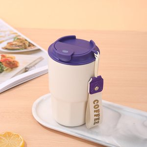Customized Logo Coffee Tumbler 304 Stainless Steel <b>Insulated</b> <b>Mug</b> Outdoor Handheld Cup - Product Image 1