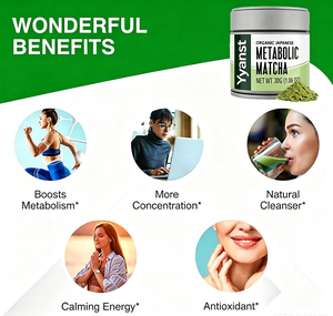 Té Verde Matcha Orgánico Puro de Alta Calidad de Marca Privada - Mezcla Metabólica para Energía, Concentración y Lattes Saludables - Product Image 5