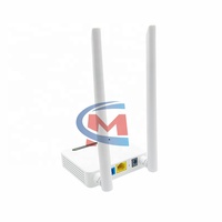 WIFI ONU Laris Manis Terminal Jaringan Optik ZC-501W XPON ONU FTTH 1GE+2.4G 4G Hemat Energi Besi GTGH Putih Pemasangan Sederhana