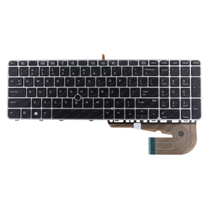 Bàn phím ngôn ngữ khác nhau cho EliteBook 755 G3,755 G4,850 G3,850 G4,Zbook 15U G3 với <span class=keywords><strong>backit</strong></span> và trackpoint - Product Image 1