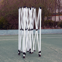Tente de réception pliante robuste pour extérieur 3x3m (10x10ft) haute, idéale pour salons professionnels et usage commercial, en polyester durable
