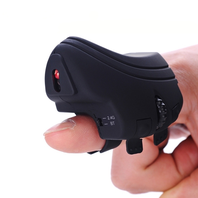 2.4G Lazy Finger Ring Mini USB Gaming Mouse Rechargeable Handheld Mini Mouse 1000DPI for Computer Laptop