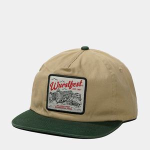 Gorra de Béisbol de 5 Paneles con Logotipo Personalizado OEM, Gorra de Algodón Tejido Sin Estructura, con Cierre a Presión, Diseño de Color en Contraste, Visera Plana - Product Image 3