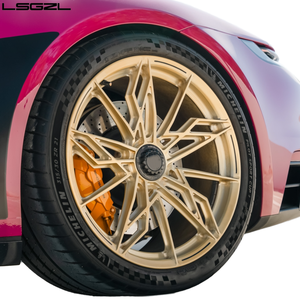 Jantes en alliage d'aluminium monobloc <span class=keywords><strong>de</strong></span> roue <span class=keywords><strong>de</strong></span> voiture <span class=keywords><strong>de</strong></span> sport forgées pour Porsche Chevy C7 C8 pour Lamborghini <span class=keywords><strong>MacLaren</strong></span> 20mm ET nouveau - Product Image 1