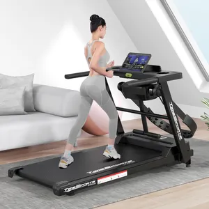 Vente chaude de matériel de fitness de gymnastique Tapis de course motorisés commerciaux Tapis de course pliant à usage domestique