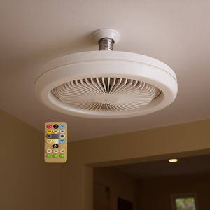 Ventilador de Techo Moderno Myrva con Luz LED Integrada, Control Remoto de 3 Velocidades, Blanco Cálido Suave de 2700K, Garantía de 5 Años, Techo M - Product Image 2