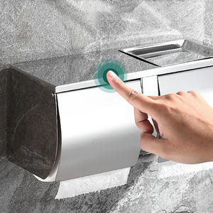 Ingrosso scatola di tessuto di alta qualità in acciaio inox 304 doppio doppio rotolo di carta <span class=keywords><strong>per</strong></span> <span class=keywords><strong>WC</strong></span> con posacenere - Product Image 6