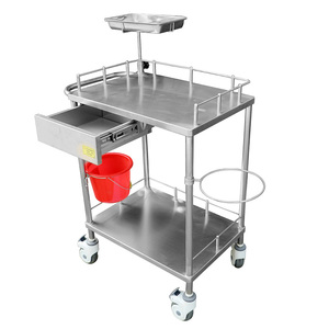 Mt Medisch Ziekenhuis Kar 3-Tier 304 Roestvrijstalen Chirurgisch Instrument <span class=keywords><strong>Trolley</strong></span> Prijs Roestvrijstalen Ziekenhuis <span class=keywords><strong>Trolley</strong></span> - Product Image 5
