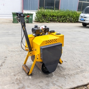 Construction Machinery Walk Behind Compactor New Pavement <b>Vibration</b> <b>Mini</b> Road Roller - Product Image 6