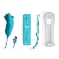 Manette de jeu sans fil Nunchuck 2-en-1 pour nintendo Wiis Motion Plus, Joystick, télécommande pour console de jeu vidéo