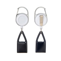 HFK253 Lvhe Laisse briquet rétractable à dôme époxy avec logo personnalisé