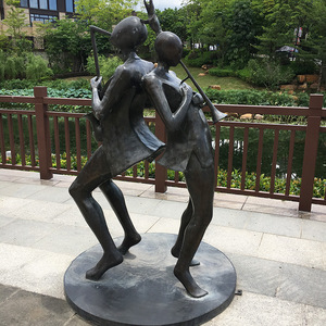 Escultura de Resina Moldeada a Medida, Decoración de Jardín para Exteriores, Diseño Artístico Tradicional, Montaje en Suelo, Paquete de una Sola Pieza - Product Image 1