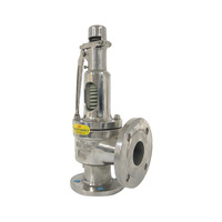 Valve de sécurité en acier moulé, haute qualité, 2 pièces, suspension complète, valve de soulagement à ressort