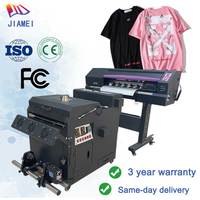 Imprimante DTF industrielle 60 cm A1, imprimante DTF à double tête, machine d'impression de t-shirts, imprimante DTF 24 pouces avec four à secouer et sécheuse