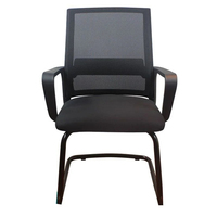 Chaise visiteur ergonomique la plus populaire Silla Escritorio pour le personnel Formation Salle de conférence Invité Chaise de bureau en maille sans roues