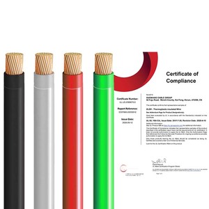 UL83 8 10 12 14 16 AWG ~ 500 MCM THHN Câble d'alimentation THWN-2 ConductoPvc isolé gainé 2.5mm THW XHHW Fils <span class=keywords><strong>électrique</strong></span>s - Product Image 1