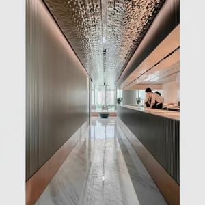 แผงไม้ถ่านไม้ไผ่สำหรับตกแต่งผนังแผงผนังโลหะไม้ไผ่สำหรับตกแต่งภายใน - Product Image 1