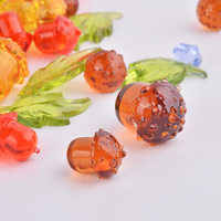 Qianhongzhi — décorations en acrylique en feuilles d'érable, citrouille, acornes, joyaux, pour Thanksgiving, Table pour la maison, accessoire pour l'automne