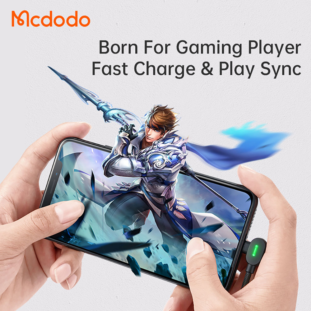 Лидер продаж на Amazon, Mcdodo, Android, 2 в 1, 3 в 1, прямоугольное светодиодное зарядное устройство, зарядка данных, Тип C Usb-C Usb C, Micro Usb 3 м кабель для передачи данных