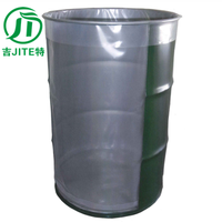 Sacs de protection transparents en BOPP/PVC pour fûts IBC de 208L/1000L avec fermeture éclair, anti-rouille