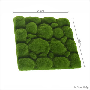 Verticale verde muschio artificiale pannelli parete materiale di vetro per la decorazione del giardino e Interior <span class=keywords><strong>Design</strong></span> - Product Image 2