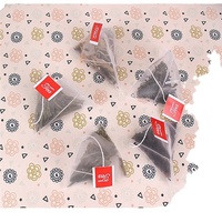 Bolsas de filtro de té vacías populares de nailon no tejido y fibra de maíz, tipo Pochon, para envasado de infusión de té en bolsitas