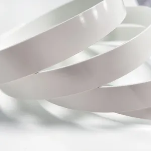 Новейшая Глянцевая ПВХ кромкооблицовочная полоса для мебели 2 мм белый Меламиновый ПВХ Кромкооблицовочный