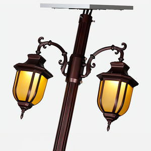 שחר באיכות גבוהה חיצונית קלאסית וינטג רחוב גן תאורה מוט אור 3 מ '3.5 מטר ip65 הוביל אור רחוב לתאורת כביש - Product Image 3