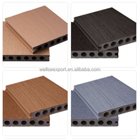 Planche de terrasse en WPC solide extrudé, imperméable, pour extérieur, décoration en bois écologique, planche solide en teck, utilisation hôtelière, garantie 1 an