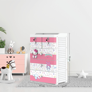 Meuble de rangement à tiroirs (4 niveaux) de 47x29x70 cm, pour un rangement organisé avec une garantie de précision de qualité de ±1 %. - Product Image 4