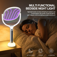 Raquette anti-moustiques électrique rechargeable intelligente Maist avec batterie au lithium 1800 mAh, affichage de la puissance, portable et écologique