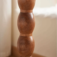 Table d'appoint moderne multifonctionnelle en bois piédestal Table basse et support pour plantes Supports de rangement et étagères en bois de couleurs mélangées