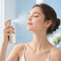 Flacon pulvérisateur à brume fine personnalisé de 100 ml et 120 ml, flacon pulvérisateur cosmétique rechargeable pour tonique facial, brume corporelle, emballage de parfum