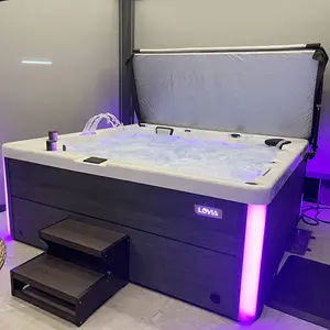 5 Persoons Acryl Whirlpool Spa Zwembad Buiten Massage Hot Tub Balboa Air Bubble Jets Spa Jakuzzi Met Cover Kussens Muziek