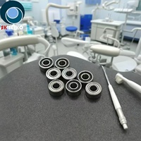 Cartouche de rotor de turbine dentaire haute vitesse SR2-5Z en céramique, à rangée unique, précision P4, compatible autoclave, OEM