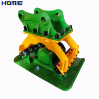 Compacteur à plaques vibrantes hydrauliques haute fréquence pour excavatrice, construction routière, remblaiement de pipeline et compactage de pente