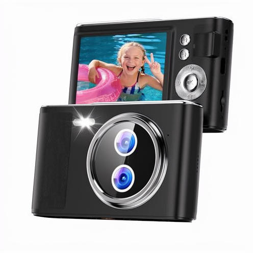 32GB 48MP Autofocus 16X Digital Zoom 2.8" 4K LCD Screen CMOS Sensor Displacement Stabilization Portable Vlogging Camera