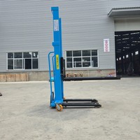 Chariot élévateur à fourche électrique, capacité de charge de 1000 kg, propulsion arrière, batterie au plomb-acide, nouveau modèle pour le levage en entrepôt