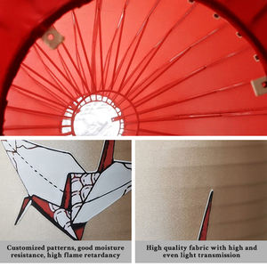 Personnalité Design Restaurant Boutique Décor Lanterne Suspendue Extérieure PVC Étanche Style <span class=keywords><strong>Japonais</strong></span> Lanterne - Product Image 5